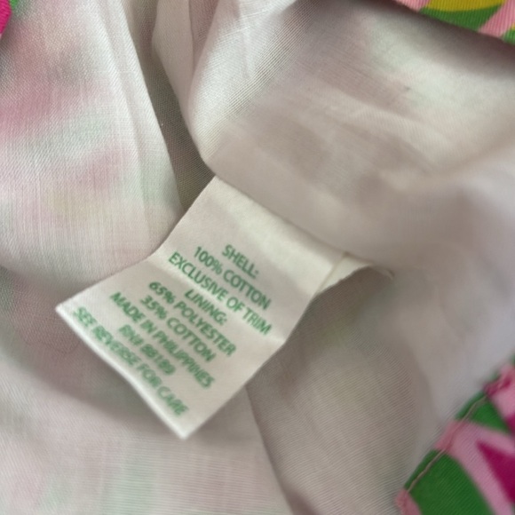 Lilly Pulitzer Pink and Green Swirl Mini Skirt - girls size 10 - Picture 4 of 5